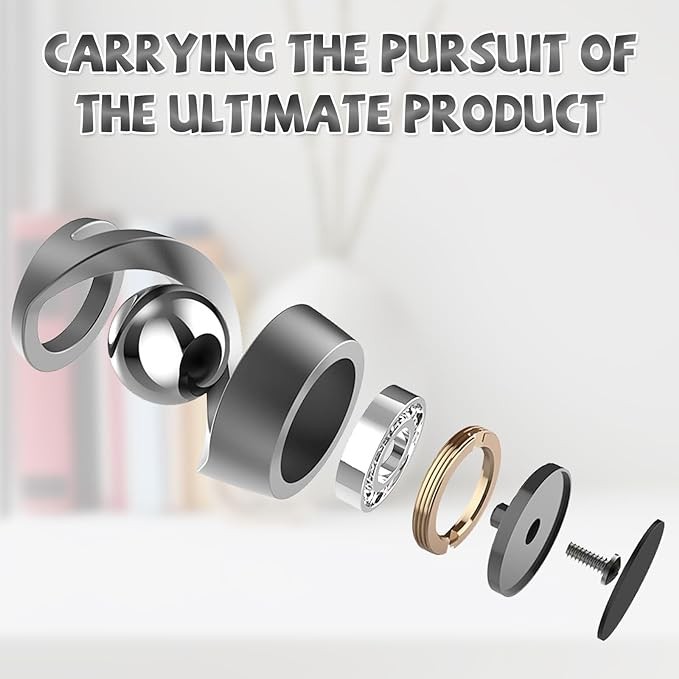 Fidget Toys, Metal Desk Spinning Toy, Sensory Toys Levitation Ball for Adult, Unique Visual Illusion Stress Relieving Desk Toy, Great for Party Favors Car Ornaments Classroom Prize Stuffers