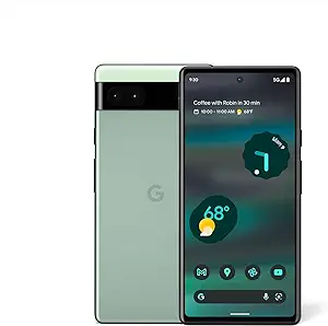 Google Pixel 6a - 5G Android Phone - Unlocked Smartphone with 12 Megapixel Camera and 24-Hour Battery - Sage