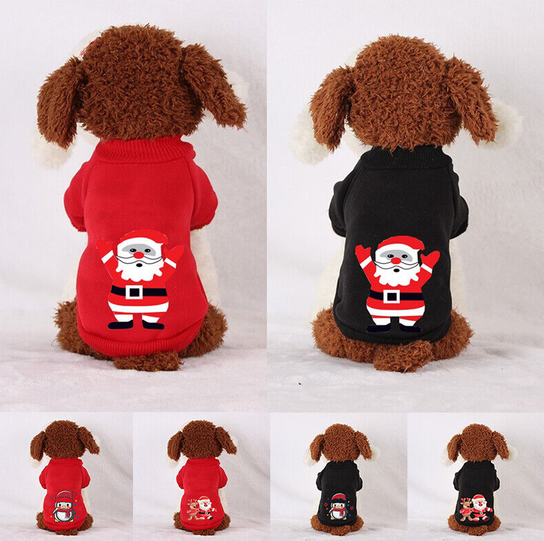 Pet Fleece Clothes Puppy Dog Warm Jumper Sweater Coat Small Yorkie Chihuahua C ♬